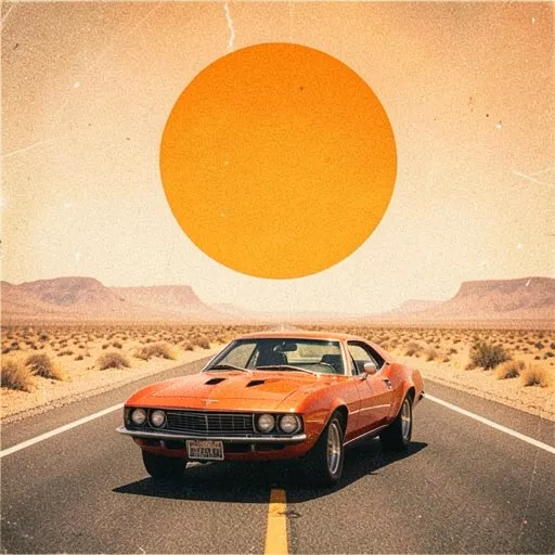 Retro cover art example