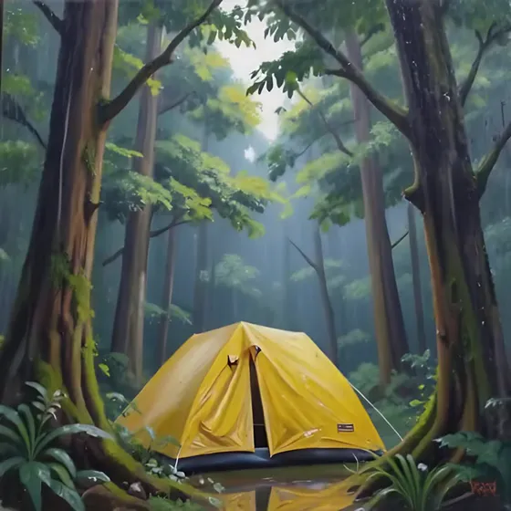 Tent cover artwork
